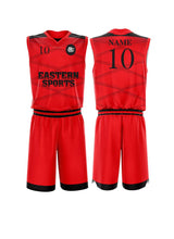 Load image into Gallery viewer, Custom Sublimated Basketball Uniform BBU-15
