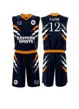 Load image into Gallery viewer, Custom Sublimated Basketball Uniform BBU-11
